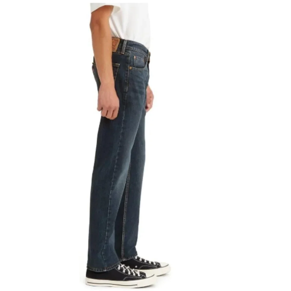 Levi's Mens 505 Regular Jeans Straight Leg Denin Medium Wash Size 38x32 NWT